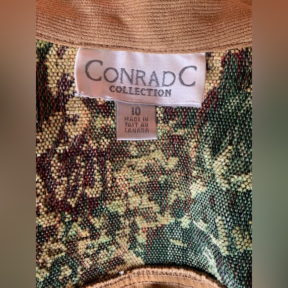 Western Tapestry, Corduroy and Lace Jacket - Picture 3 of 8